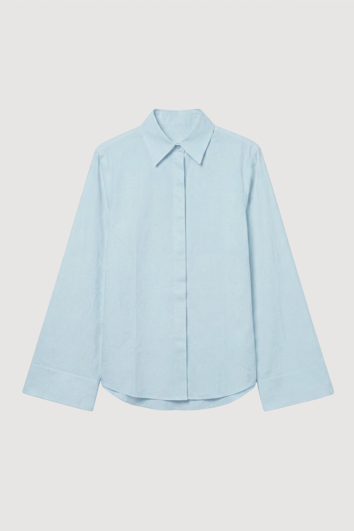 Theo Relaxed Bell-Sleeve Shirt