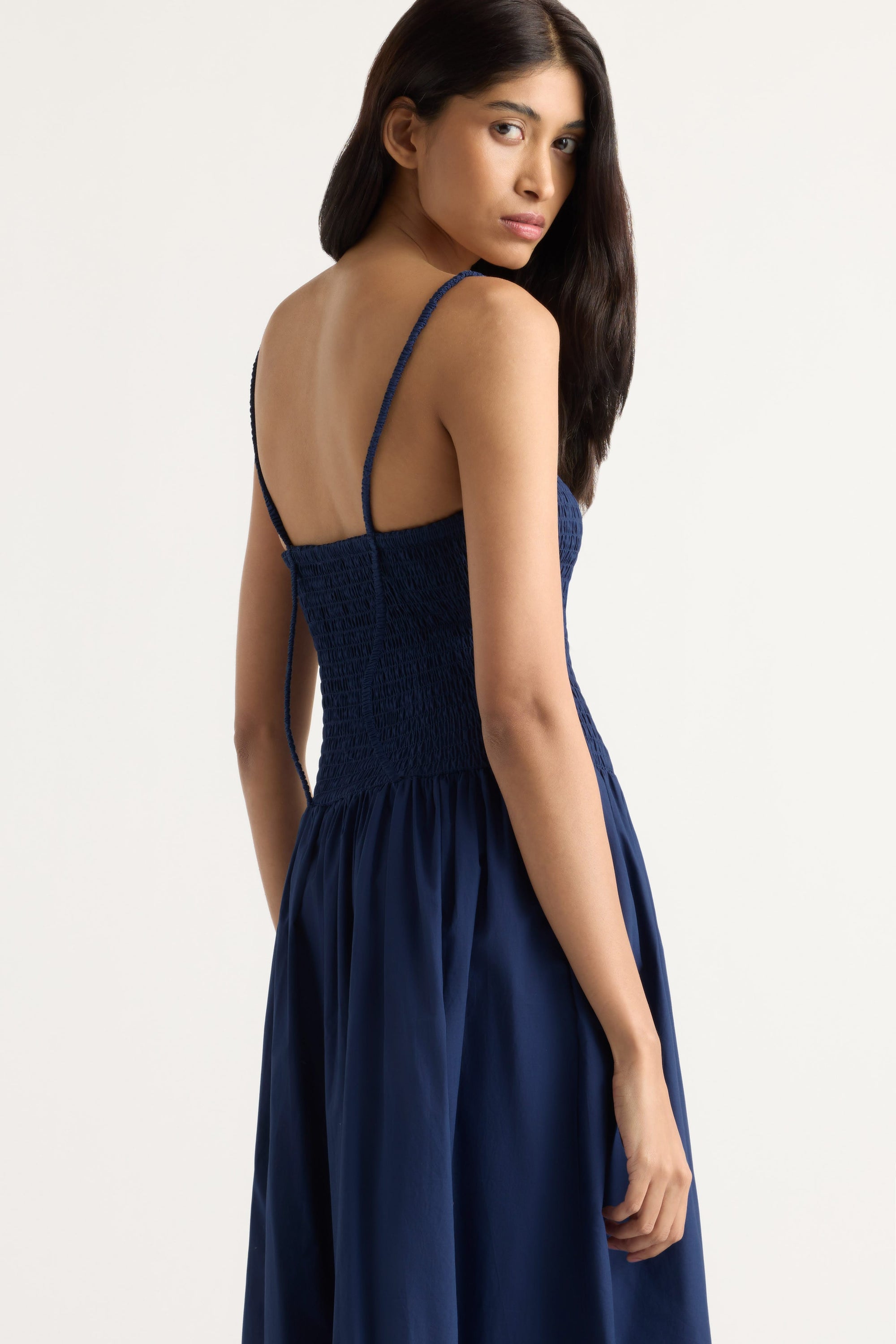 Venus Smocked Dress at Modern Citizen | Women's Midi Dress Venus Smocked Dress at Modern Citizen | Women's Midi Dress
