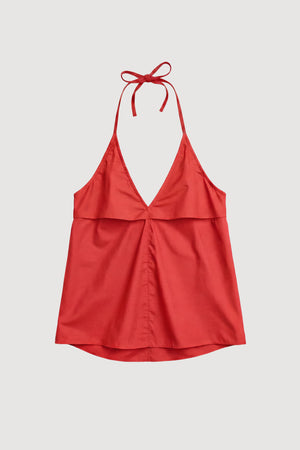 Vesna Organic Cotton V-Neck Halter Top