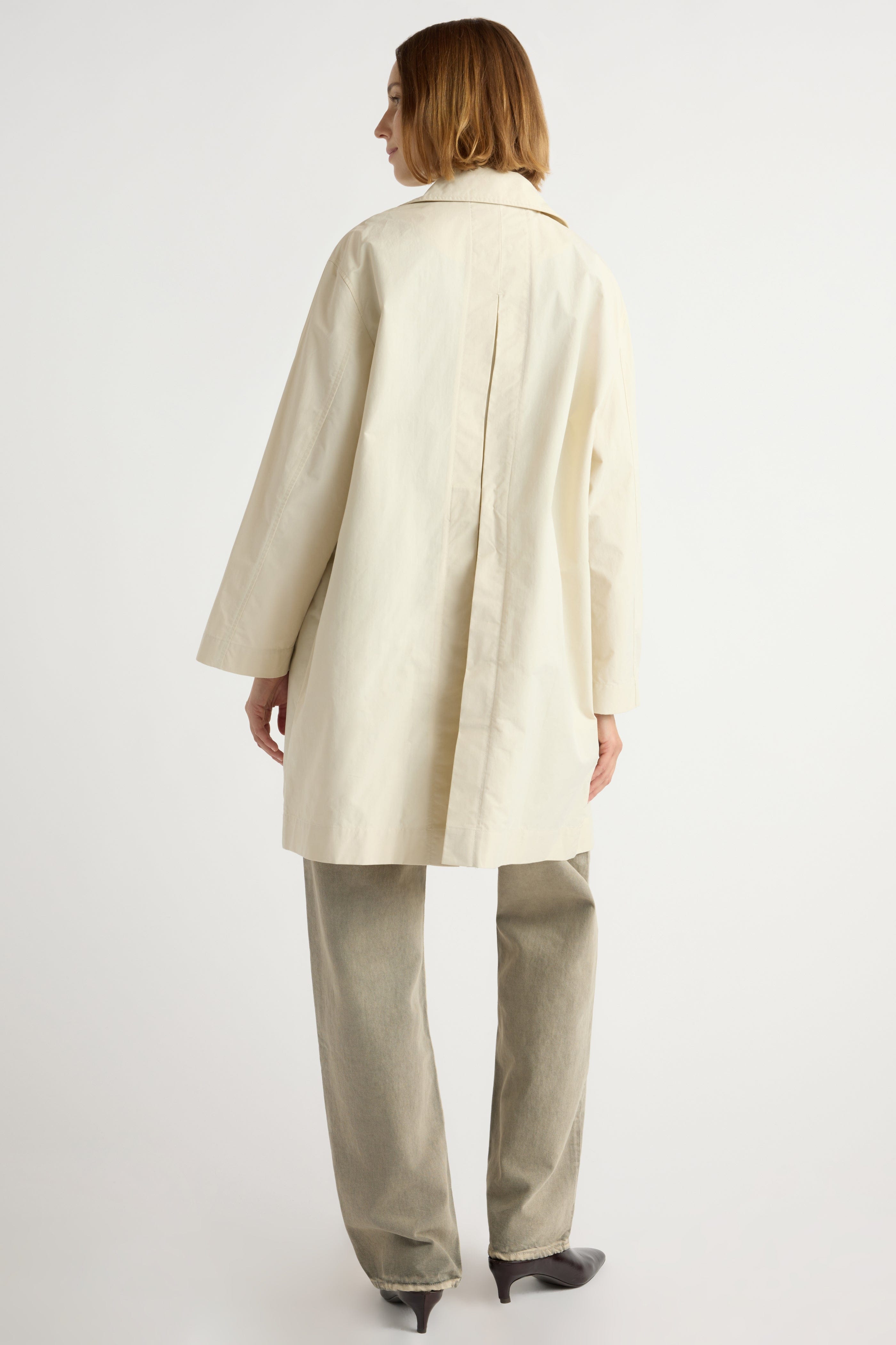 セオリー　Tailor Check CL Car Coat B Virginia Lightweight Car Coat