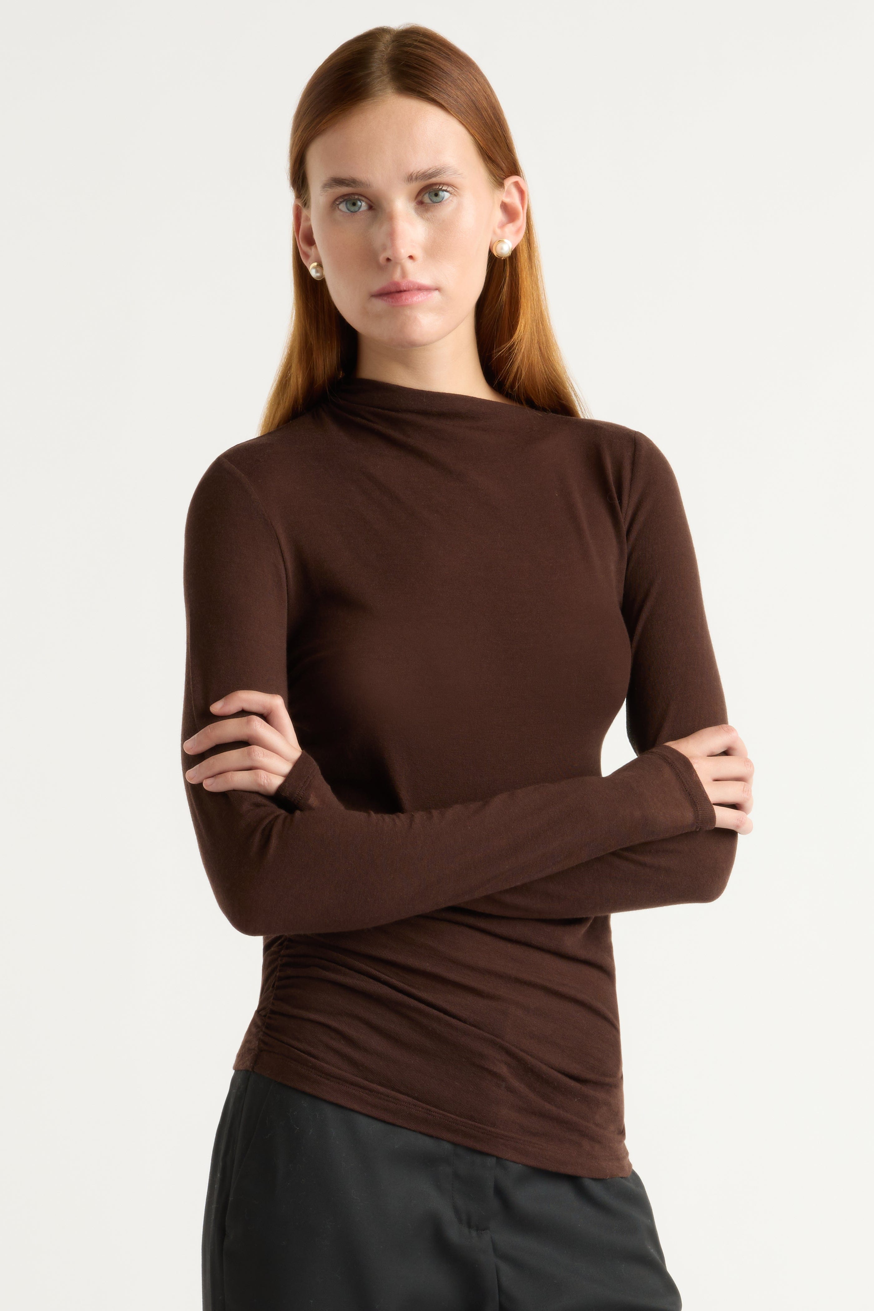 vince camuto ruched asymmetric laguna crepe dress Vince Camuto Ruched Asymmetric Laguna Crepe Dress in Black at Nordstrom, Size 6