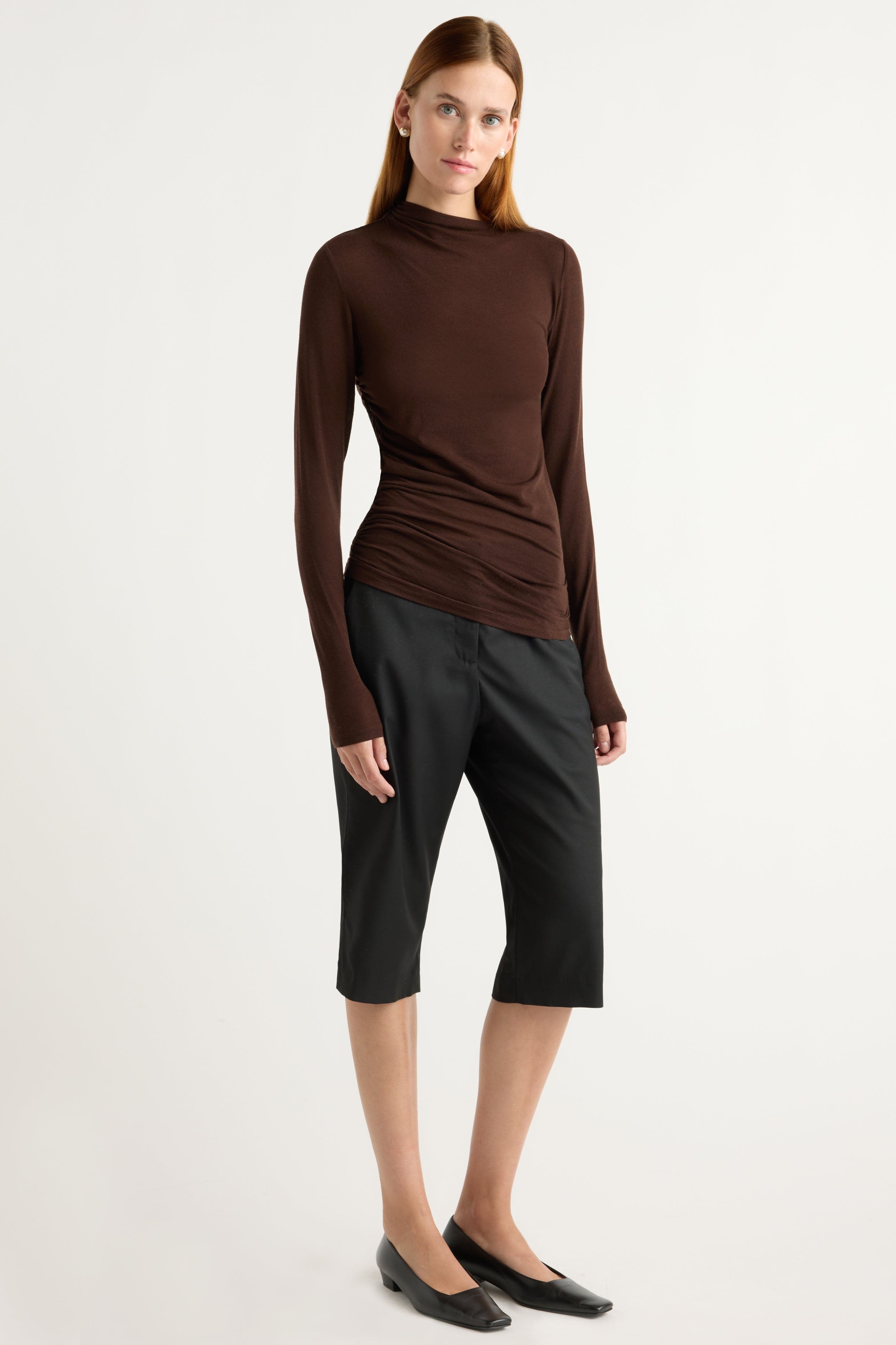 【SORIN】S Motif Sheer U Neck Top SORIN】S Motif Sheer U Neck Top S Motif Sheer U Neck Top