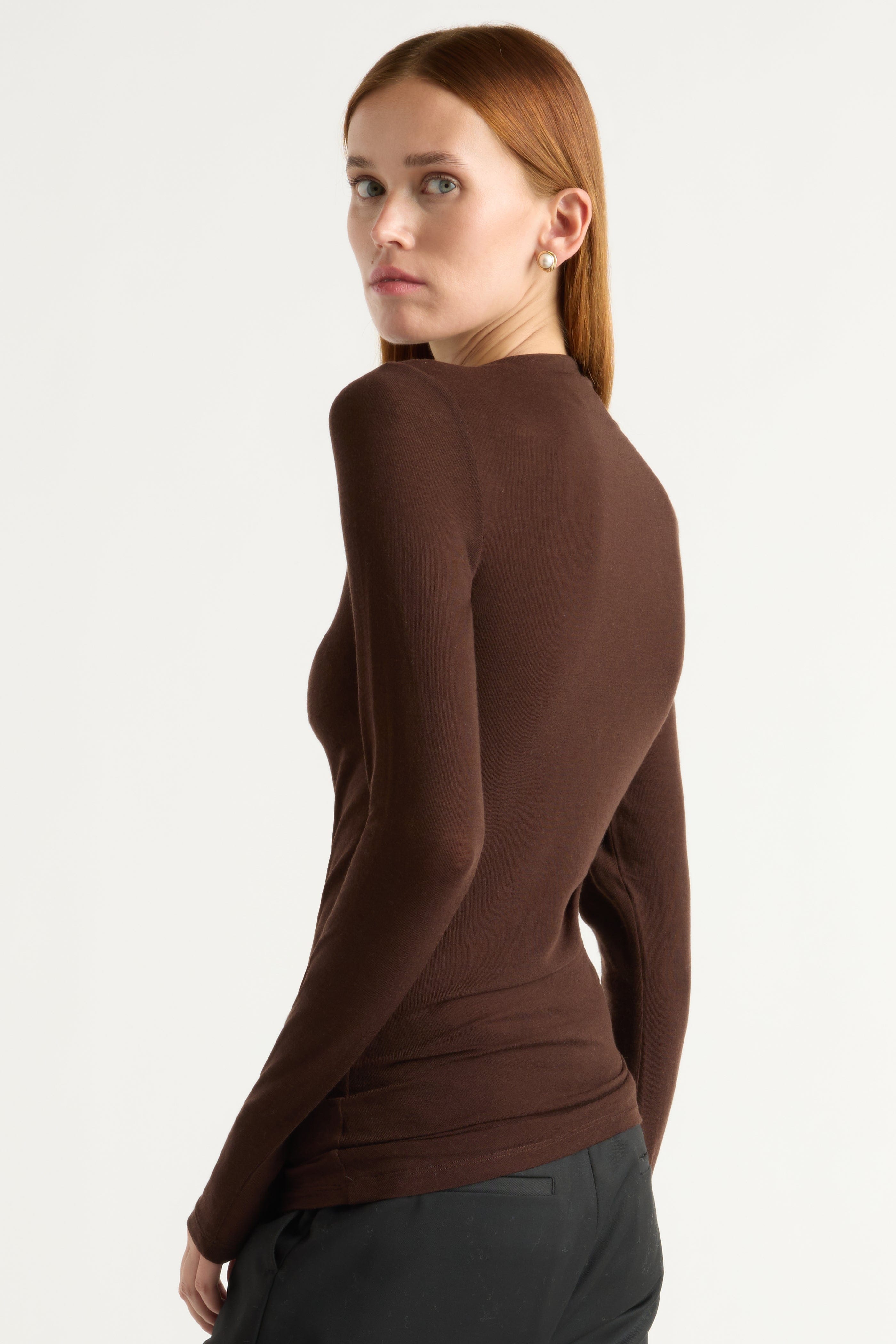 【SORIN】S Motif Sheer U Neck Top SORIN】S Motif Sheer U Neck Top S Motif Sheer U Neck Top